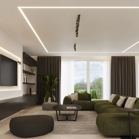 Sollux SL.1505 - Faretto RING 6xGU10/10W/230V verde