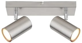 Globo 57911-2 - Faretto ROBBY 2xGU10/25W/230V cromo opaco