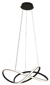 Lampadario dimmerabile a sospensione su cavo LED/85W/230V 3000-6500K + telecomando