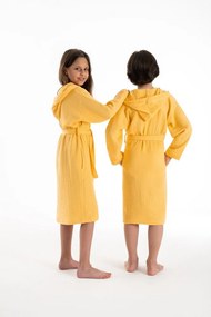 Accappatoio per bambini giallo in mussola 5-6 anni Muslin – Foutastic