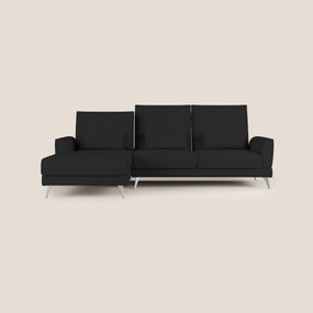 Tommy Divano angolare con relax e schienali traslanti in microfibra smacchiabile T11