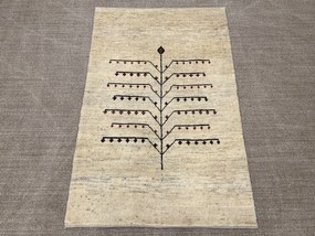 Gabbeh Tappeto 160x110 Beige (Iran) Annodato A Mano