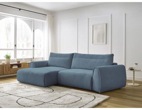 Divano angolare blu Aden – Bobochic Paris