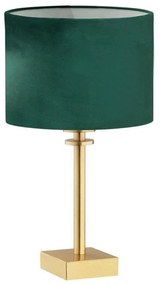 Argon 8106 - Lampada da tavolo ABBANO 1xE27/15W/230V ottone/verde