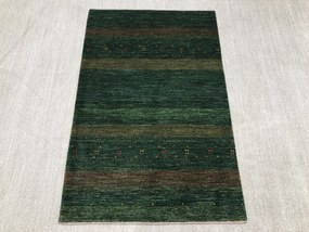 Loribaft Tappeto persiano 100x150 Verde (Iran) Annodato A Mano