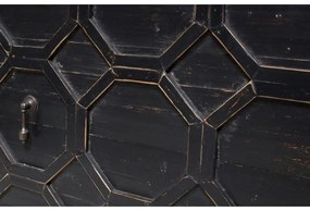 Mobile in legno riciclato nero 75x143 cm Bequest - BePureHome