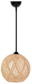 Lampadario su corda  JUTE 1xE27/60W/230V beige