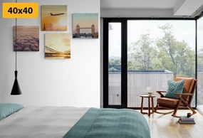 Set di quadri – Londra con alba