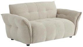 Divano 2 posti in Tessuto chiné Beige - NAPIZO