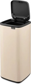 Cestino per la spazzatura beige in acciaio touch 30 l Bo Touch – Brabantia