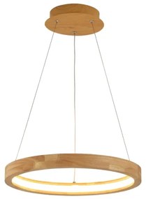 Brilagi - Lampadario LED a cavo UMEA WOOD LED/30W/230V Ø 40 cm legno di Hevea
