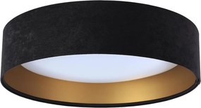 Plafoniera LED GALAXY LED/24W/230V nero/oro