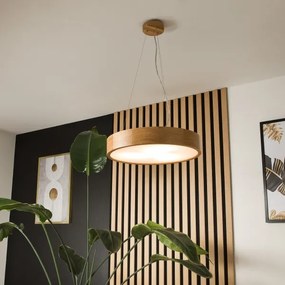 Lampadario a cavo OAK 3xE27/60W/230V rovere Ø 47,5 cm