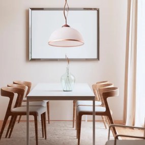 Brilagi - Lampadario a sospensione con supporto rigido LED ANTICO 1xE27/60W/230V patina di bronzo