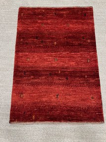 Loribaft Tappeto persiano 60 x 90 Rosso (Iran) Annodato A Mano