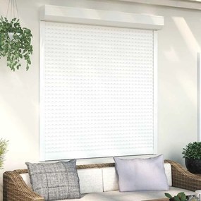 Tapparella Avvolgibile İn Alluminio 140x150 Cm Bianca /