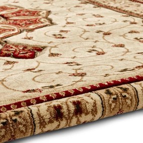 Tappeto Heritage Crema/Rosso, 67x240 cm - Think Rugs