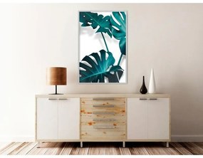 Poster Turquoise Monstera II