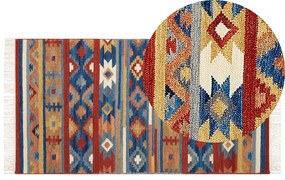Tappeto lana multicolore 80 x 150 cm NORAKERT Beliani