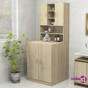vidaXL Mobile per Lavatrice Rovere Sonoma