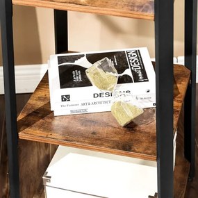 Appendiabiti a piantana LINEA nero/marrone