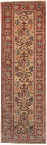 Kazak Tappeto 80x240 Rosso (Pakistan) Annodato A Mano
