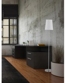 Wofi 3329.01.06.6000 - Lampada da terra FYNN 1xE27/60W/230V bianco