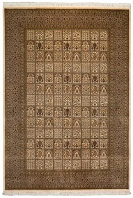 Ghom Tappeto orientale 200x290 Beige (Indian) Annodato A Mano
