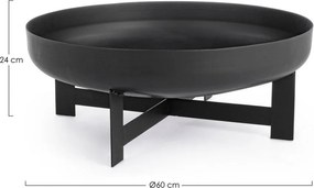 Camino da giardino ø 60 cm Efesto – Bizzotto