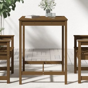 Tavolo da giardino miele 82,5x82,5x110cm legno massello di pino