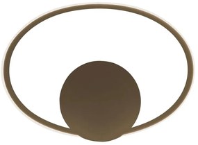 Plafoniera LED moderno Irina, dorato Ø 42 cm, luce naturale NOVECENTO