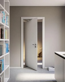 Porta rototraslante Modena bianco matrix L 80 x H 210 cm sinistra