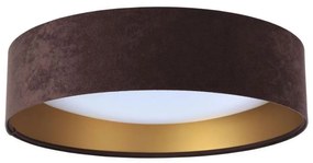 Lampada da soffitto LED GALAXY 24W 230V marrone/oro