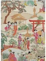 Manuel Canovas Carta da parati Geishas - Fuchsia