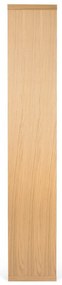 Libreria color legno effetto rovere 70x198 cm Berlin - TemaHome