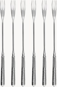 Set di 6 forchette per fonduta Platinum