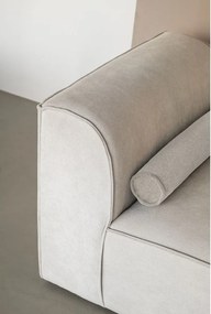 Divano componibile bianco (con penisola a destra) Flex Felix – Miuform