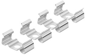 Clips di Fissaggio per Profilo Slim per striscia LED (conf. 4pz)