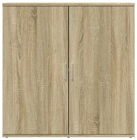 Credenza rovere sonoma 79x38x80 cm in legno multistrato