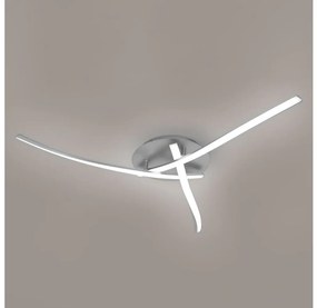 Brilagi - Plafoniera a LED STRIPES LED/24W/230V argento
