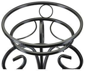 Portafiori 74x34 cm nero