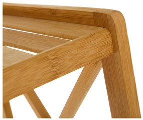 Mensola da bagno in bambù colore naturale 33x119 cm - Casa Selección