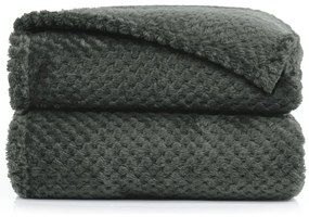 Coperta in microfibra grigio scuro, 200 x 150 cm Henry - DecoKing