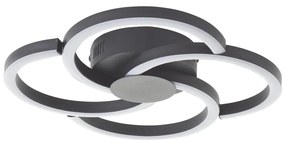 Brilliant - Plafoniera LED FICO LED/22W/230V diametro 34 cm nero