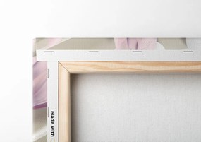 Stampa su tela – Magnolia su sfondo astratto