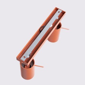 Sollux SL.1507 - Faretto RING 2xGU10/10W/230V rosso