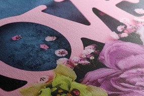 Stampa su tela – Con scritta Love