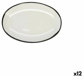 Vassoio per aperitivi Ariane Vital Filo Ceramica Bianco Ø 26 cm (12 Unità)