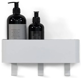 Mensola da bagno da parete bianca in acciaio Multi – Spinder Design