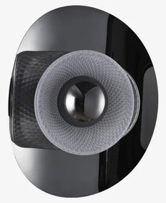 Zuma Line MB2293-1S-3BCT - Applique LED da parete DIOP LED/8W/230V nero/fumé n.